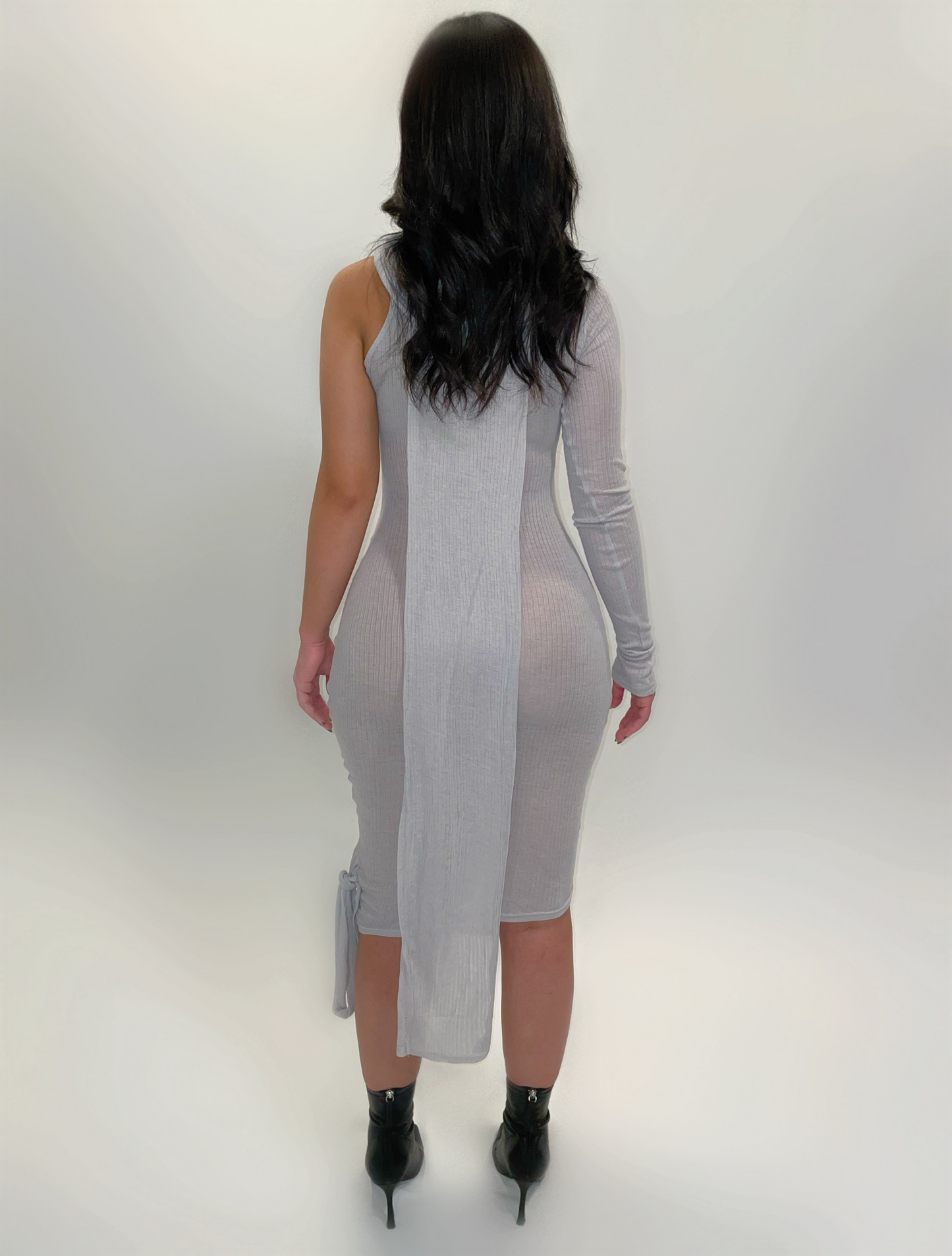 GRAY HOODIE DRESS