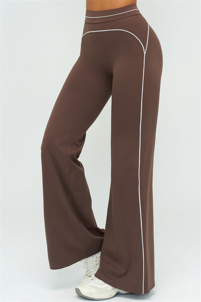 The Amara Crop Top Flared Leggings Set