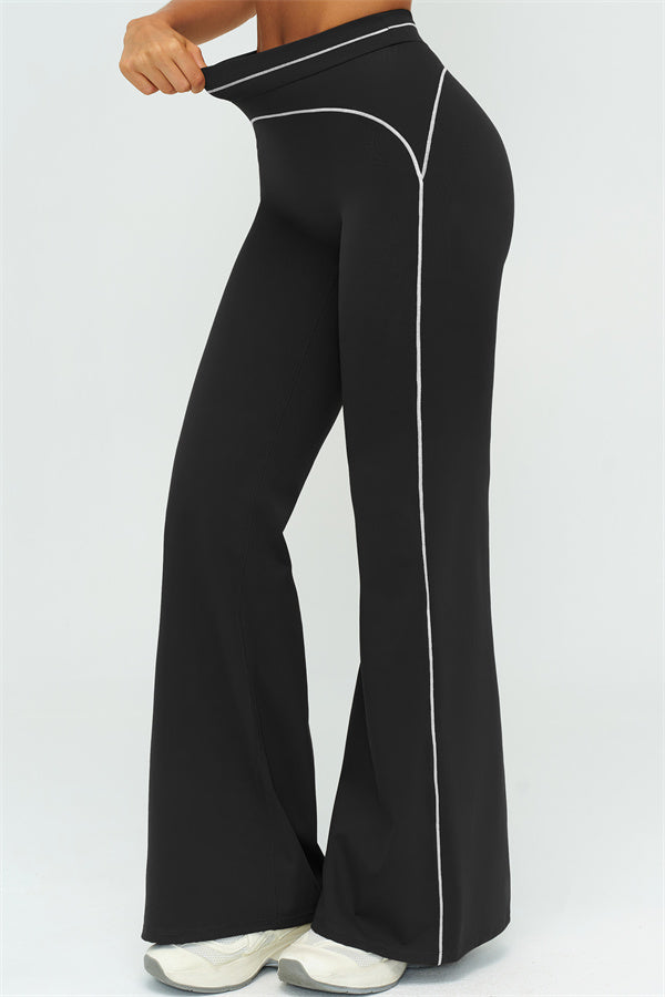 The Amara Crop Top Flared Leggings Set