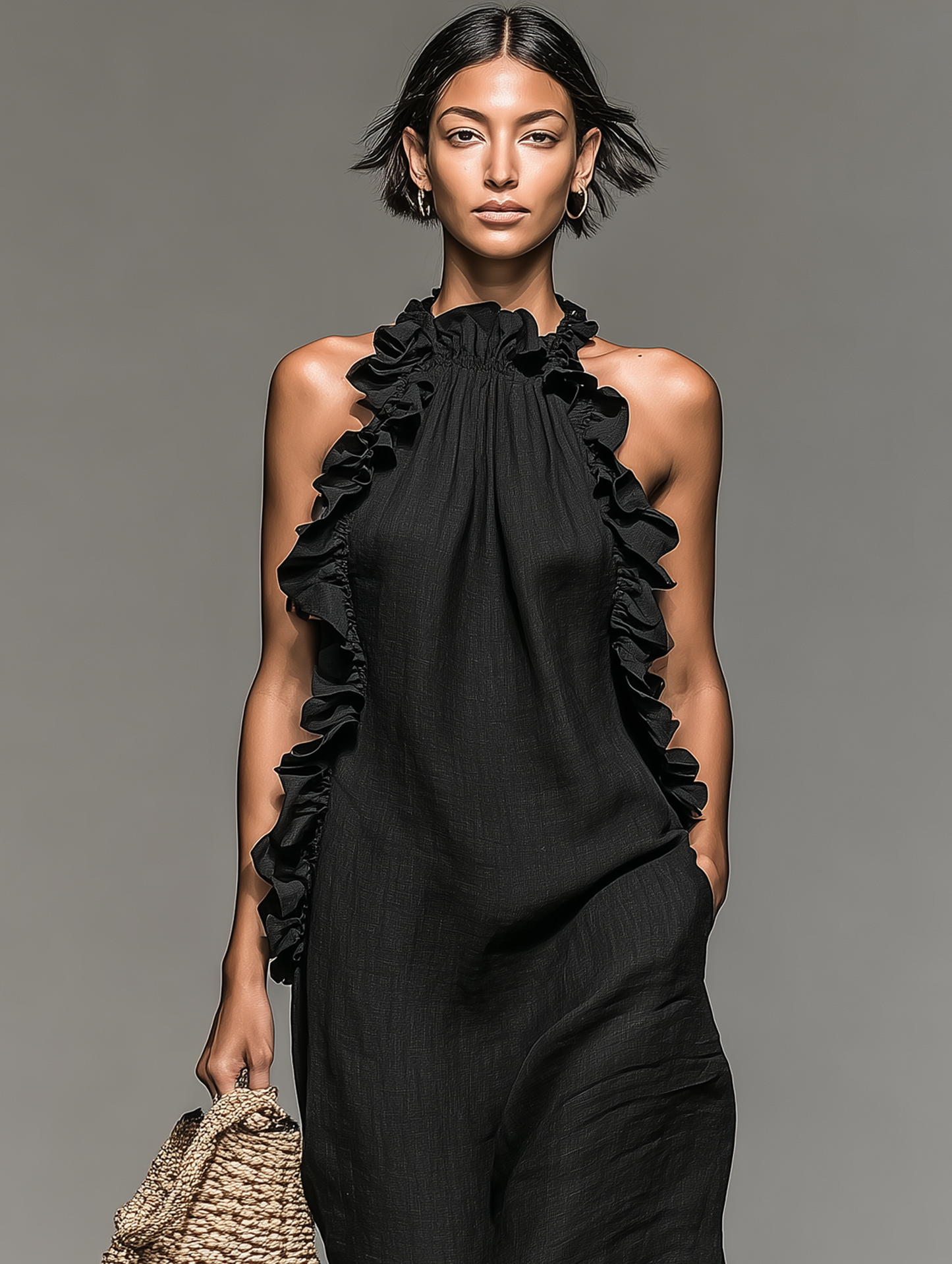 Lilly Ruffle Maxi Dress