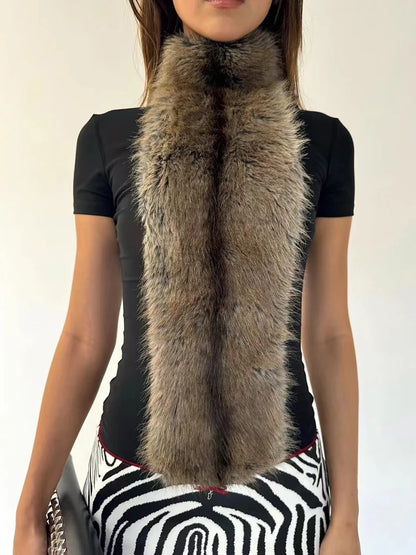 TWOTWINSTYLE Fashionable Sheer Playsuit for Women Stand Collar Short Sleeve Slimming Play Palysuits Female Autumn Clothing New