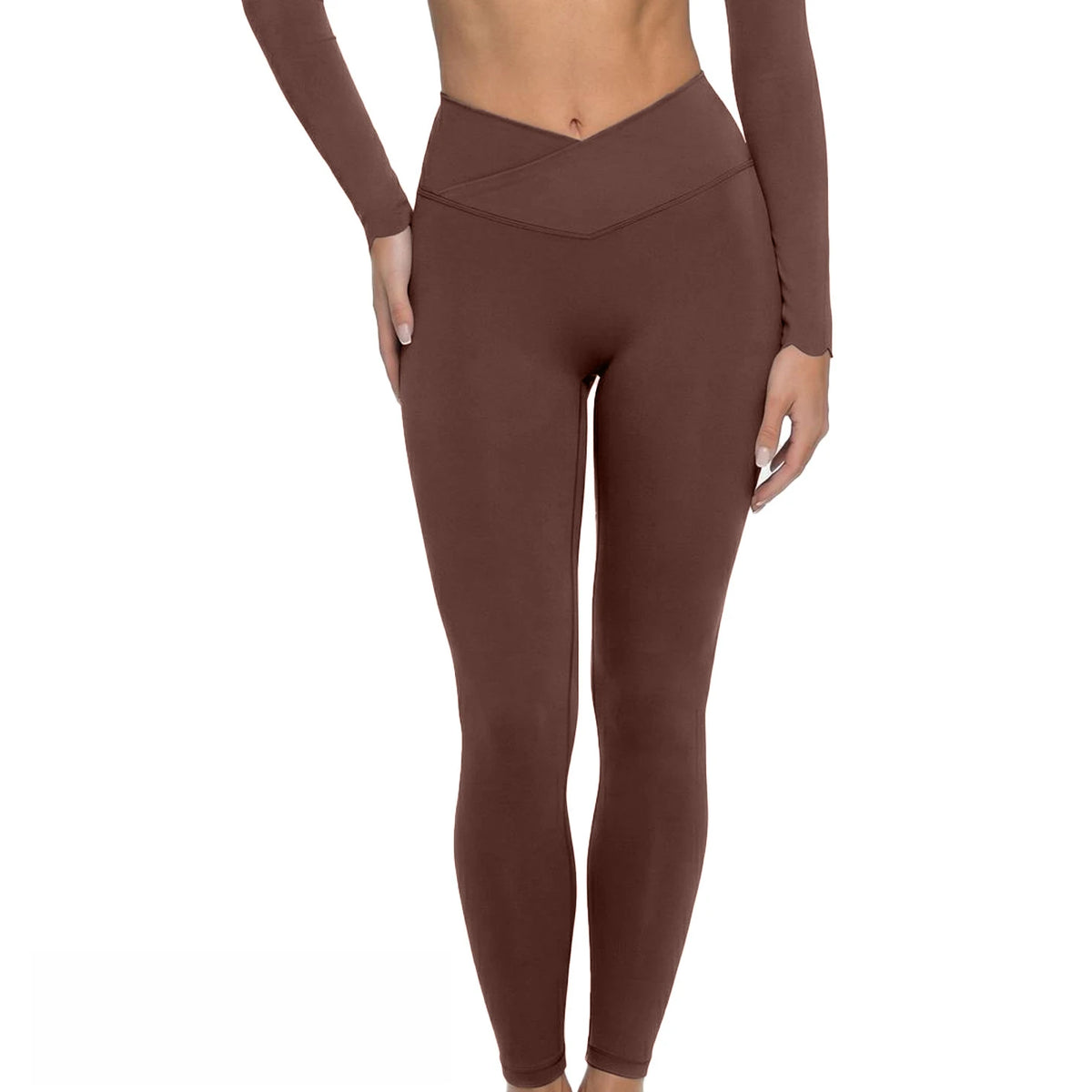 Gym Clothes Woman Color-blocking Lace Yoga Top Slim Fit Breathable Long Sleeve Sportswear Fitness Leggings Workout Athletic Wear