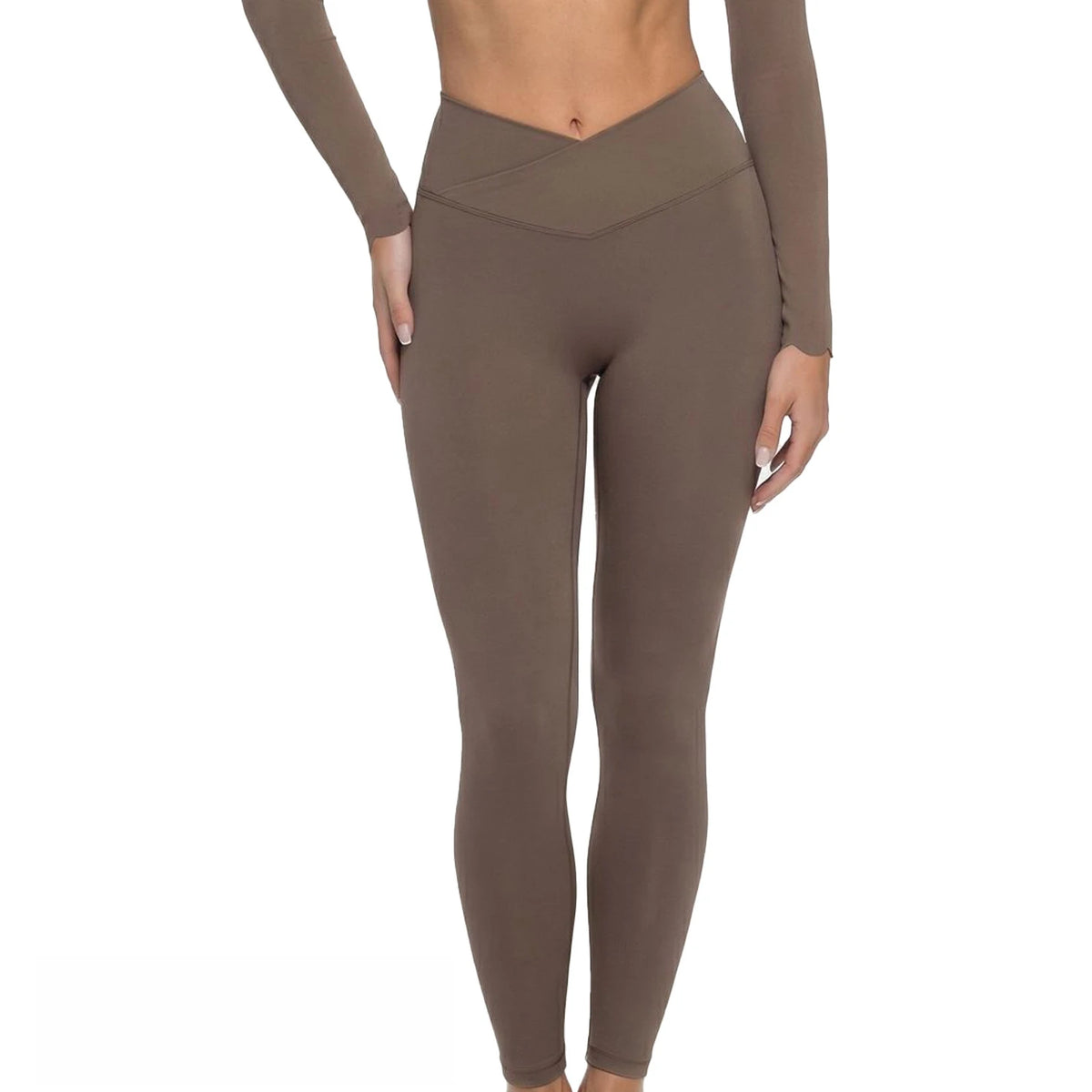 Gym Clothes Woman Color-blocking Lace Yoga Top Slim Fit Breathable Long Sleeve Sportswear Fitness Leggings Workout Athletic Wear