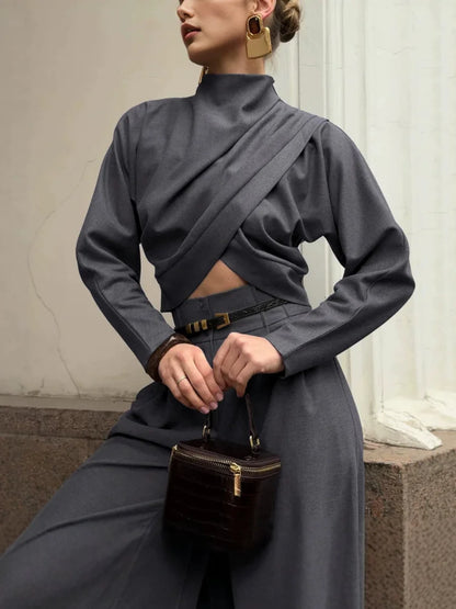 The Élise Wide-Leg Two-Piece Set