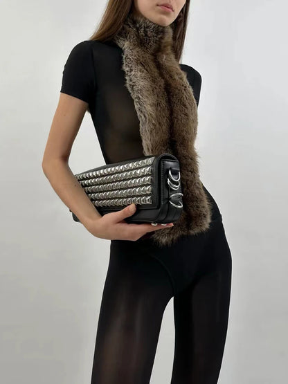 TWOTWINSTYLE Fashionable Sheer Playsuit for Women Stand Collar Short Sleeve Slimming Play Palysuits Female Autumn Clothing New