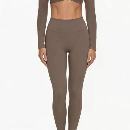 Gym Clothes Woman Color-blocking Lace Yoga Top Slim Fit Breathable Long Sleeve Sportswear Fitness Leggings Workout Athletic Wear