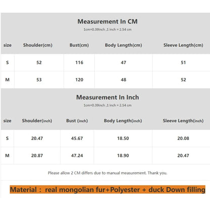 2025 New Autumn Winter Coat White Duck Down Coat Female Waterproof Short PU Puffer Jacket Women Real Mongolia Sheep Fur Collar