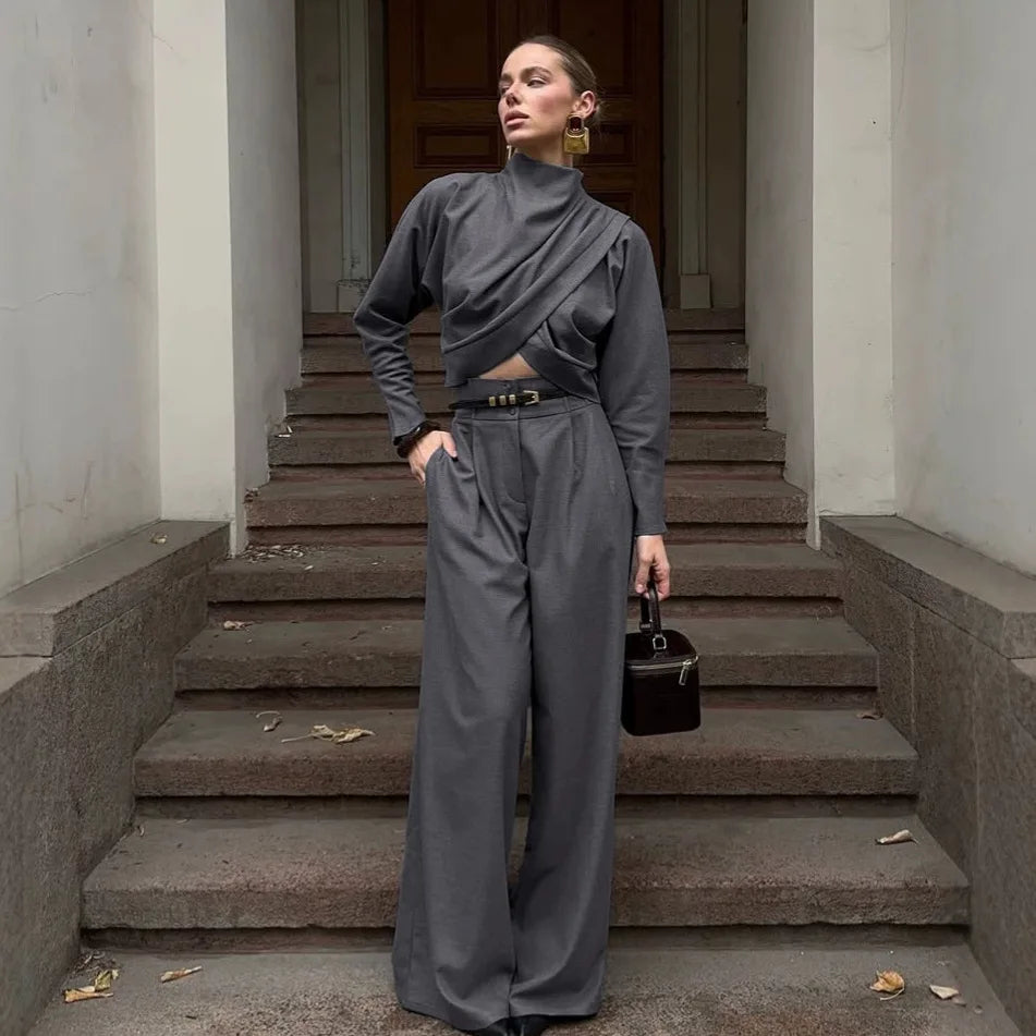 The Élise Wide-Leg Two-Piece Set