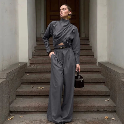 The Élise Wide-Leg Two-Piece Set