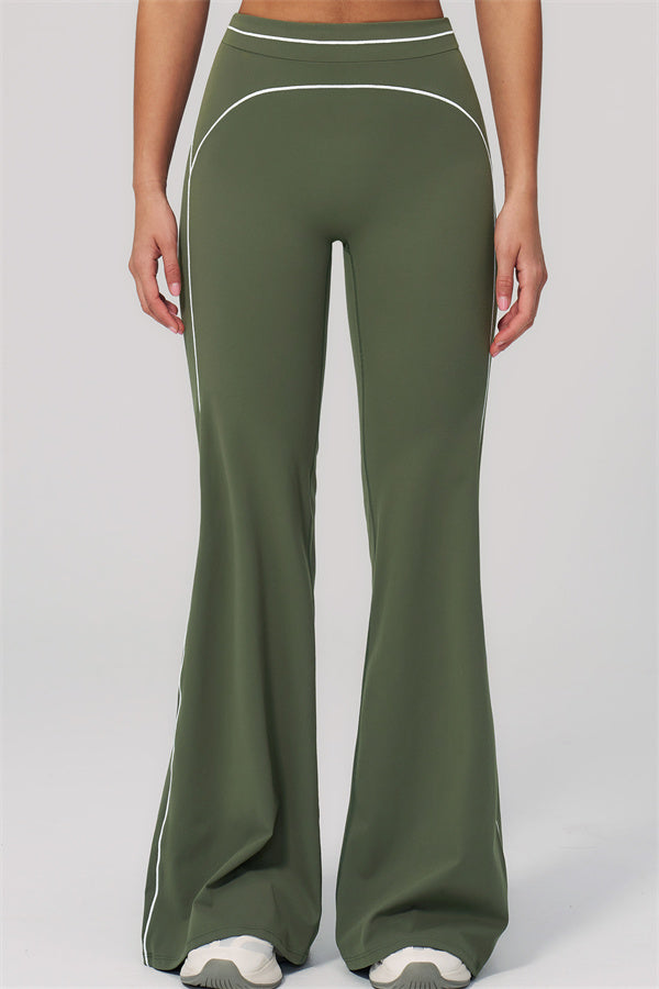 The Amara Crop Top Flared Leggings Set