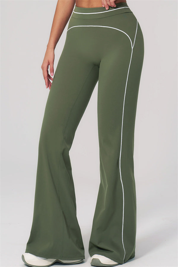 The Amara Crop Top Flared Leggings Set