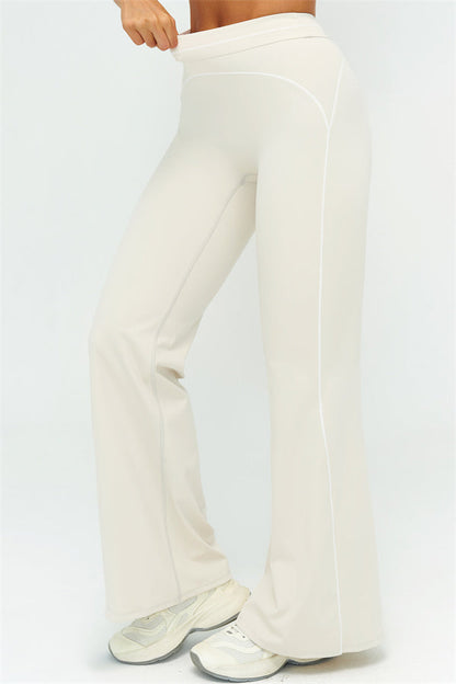The Amara Crop Top Flared Leggings Set