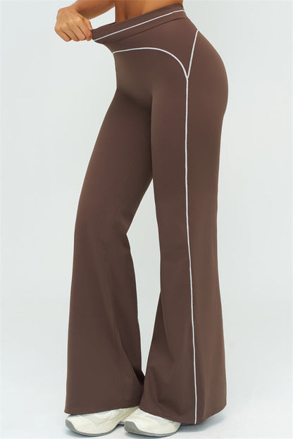 The Amara Crop Top Flared Leggings Set
