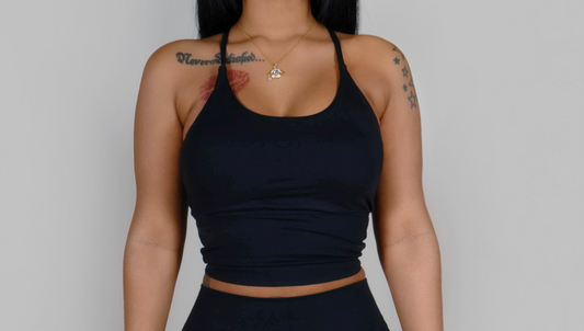 BLACK X SPORTS BRA TOP