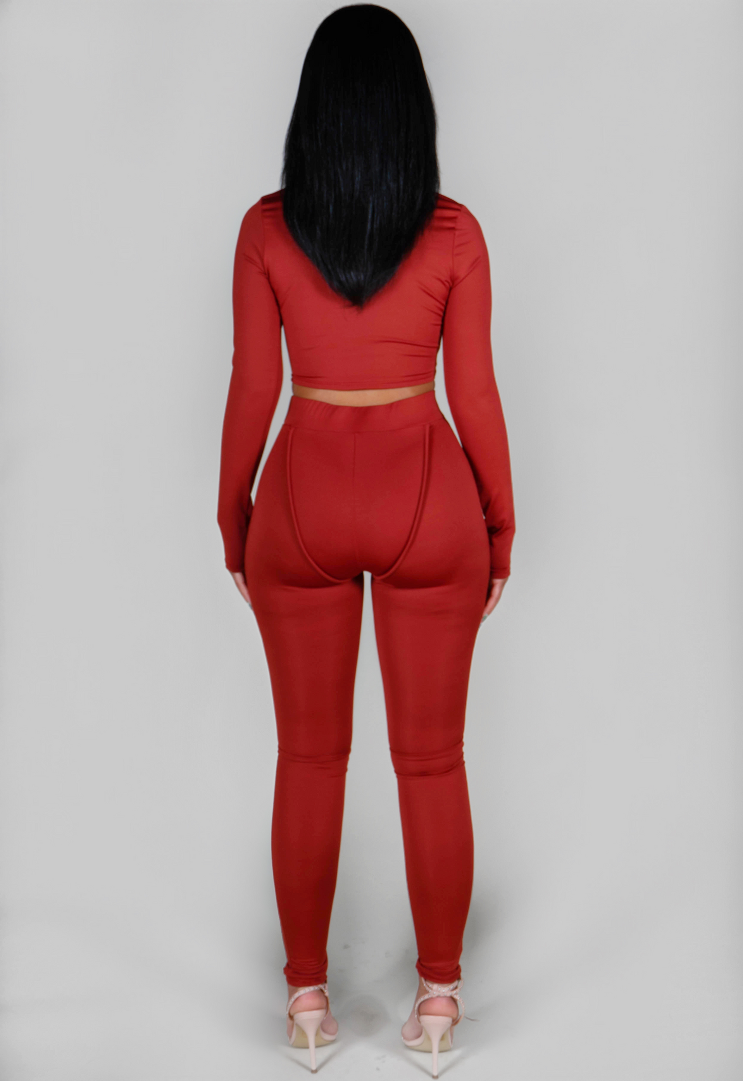 RUST STITCH LINING TWO PIECE SET