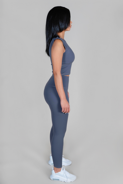 BUTTERY DARK GREY LEGGINGS