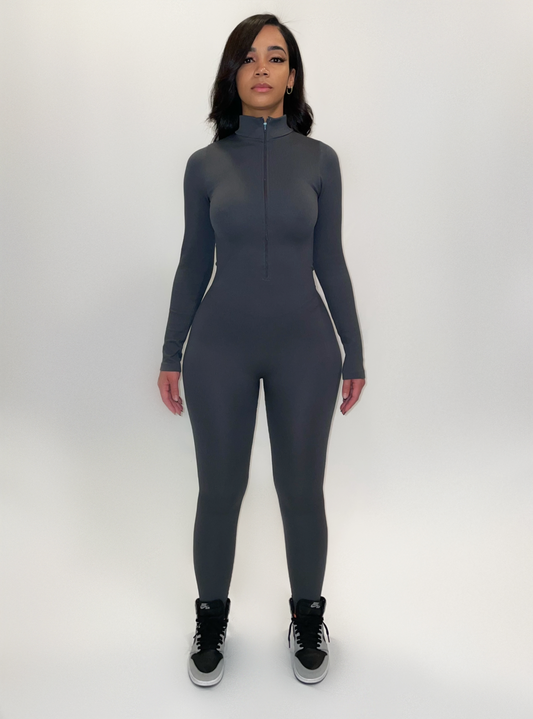 CHARCOAL JUMPSUIT