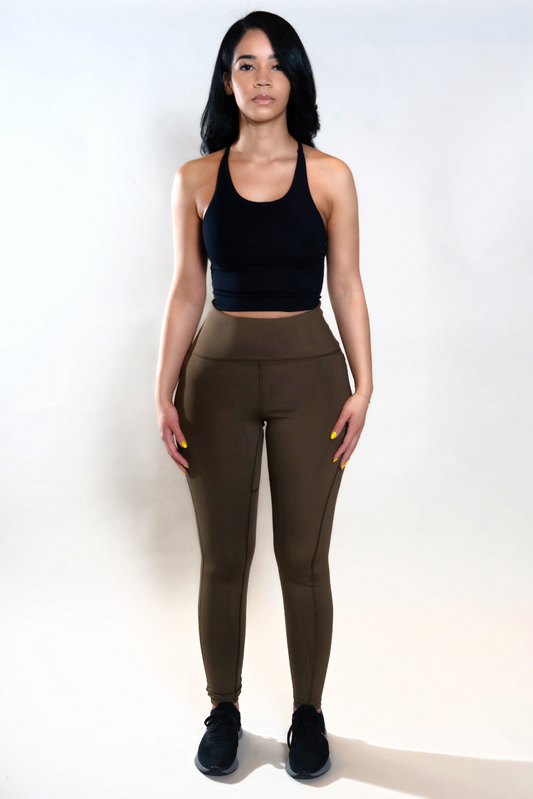 OLIVE ACTIVE LEGGINGS