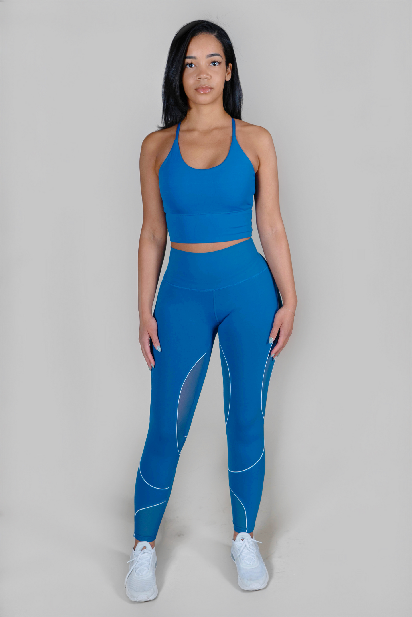 BLUE X SPORTS BRA TOP